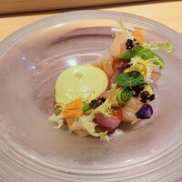 しまなみふれんち Murakami - 旬魚のサラダ仕立て、万願寺唐辛子のムース