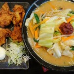 大志軒 - 唐揚げ・野菜たっぷり味噌麺
