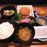 絵馬亭 - 絵馬定食（650円）