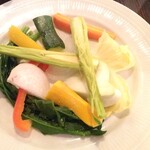 ズッペリア オステリア ピティリアーノ - 蒸し野菜（各地からの元気お野菜）