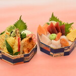 Shun-Sai Fuku-Ya - ミニ海鮮丼2段弁当（テイクアウト）