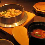 個室和食 紅炉庵 - 鱧有馬煮と炙り姫竹の釜飯（'13.05月より）