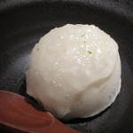 個室和食 紅炉庵 - グレープフルーツのシャーベット　木の芽ゼリーがけ（'13.05月より）