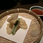 萩本陣 - ふく天ぷら