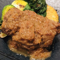 Osteria Tutto Sole - 仔牛すね肉の煮込み　サフランリゾットのクロカンテを添えたミラノ風オッソブーコ