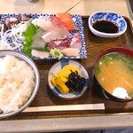 Oshokujidokoro Kazu - 刺身定食　１４００円