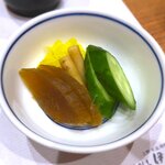 鰻割烹 伊豆栄 - 香の物　2019.12.5