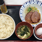 すき家 - 『粗挽きソーセージ朝食（大盛り）』430円