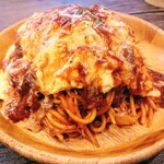 お一人様用すぱげてぃ専門店 ちゃっぷまん - オムナポ野菜増し