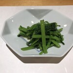 一碗水 - 魚露炒通菜(空芯菜の魚醤炒め)