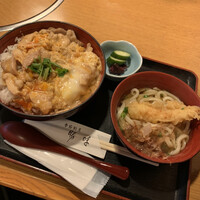 季節割烹 勝味 - Bセット（親子丼＋ミニ讃岐うどん）　1000円