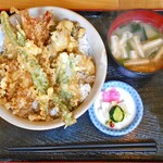 天ぷら処 こさか - 天丼 上（ご飯大盛り）