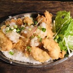 Zikka食堂 - とり天おろしネギだれ丼