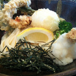 本格手打うどん 大河 - 【2012.05.27】アスパラ天ぶっかけ