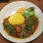 SPICY CURRY 魯珈 - 梅雨対策！鯖と梅干しと紫蘇の酸っぱいカレー