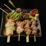 串焼き居酒屋 竜美亭 - 串焼き盛り合わせ塩