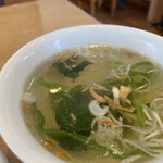 彩蓮 - このスープも美味しい