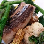 クラリタ ダ マリッティマ - 長井産 鰆のオーブン焼き バルサミコソース 地野菜添え