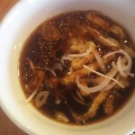 久兵衛屋 - つけ汁に薬味