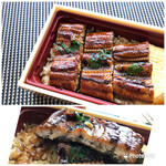 日本料理 ゆるり - ＊鰻は半身で丁寧に焼かれ、厚みもソコソコあり美味しい。