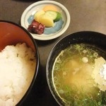 磯料理 辻 - ごはんのセット（５００円）