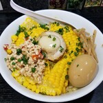 塩そば専門店 桑ばら - 冷やし味噌とんもろこしそば