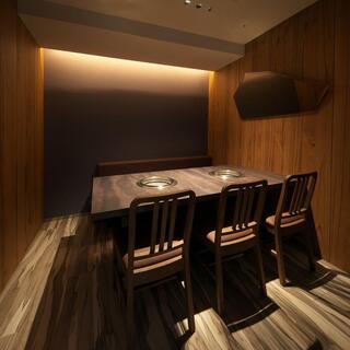 最大6名様の完全個室のお部屋です。