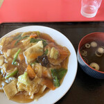 Shiyouka Hanten - 私が頼んだ「五目焼そば」は、スープが付いてきます♫