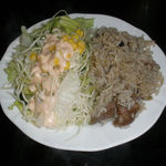 ディル レストラン - サラダ＆マトンプラオ