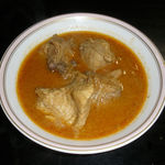 ディル レストラン - 日替わりのチキンコルマ（鶏肉の汁気の多いカレー）