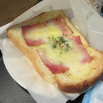 タリーズコーヒー - オープンサンドベーコンチーズ　３００円