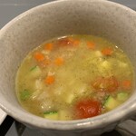 家庭料理とワインの店 Kuwabara - 具だくさん野菜の田舎風スープ