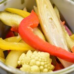 Japanese-style pickles made with seasonal Organic Food vegetables