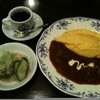 Asahikohisaron - 料理写真:オムハヤシセット（サラダ、ドリンク付）　\880