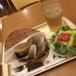 Mosu Baga - モスライスバーガー よくばりめんたい味
                        ~海老とかきあげ~ 530円
                        サラダセット 479円
