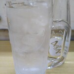 酒・立ち飲み 喜多屋 - 焼酎(ナカ) 190円(税込)(笑うしか無い！)(2020年6月10日撮影)