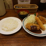 かつれつ四谷たけだ - メンチミックス