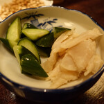 Akashi Kankan - 鰆の干物と糠漬け胡瓜