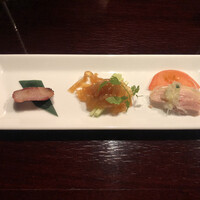 過門香 銀座本店 - 前菜3点盛り