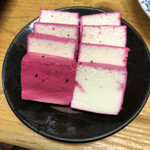 もつ焼 でん - 絶妙な酢加減の酢豆腐