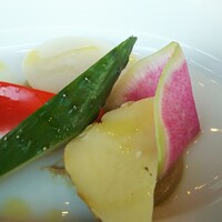 トラットリア グランボッカ - 季節野菜のアンチョビソース