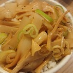 煮干そば 流。 - メンマめし¥220