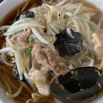 中華　友 - モヤシラーメン600円