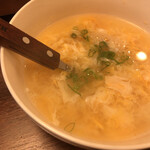 焼肉喜楽 - たまごスープ