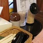 らーめんでぽっと - 卓上