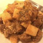 ラガッツァ - 茶美豚と長芋のトマト煮込みソース