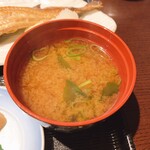 花わさび - 味噌汁