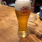 酒 料理 さびと - 生ビール