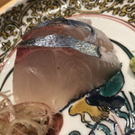 温石 - 天然シマアジのアップ