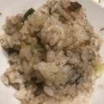 温石 - 二膳目。山葵の茎を追加します